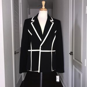 💥NWT- Nine West-Black/White Blazer- Sz- 14-💥
